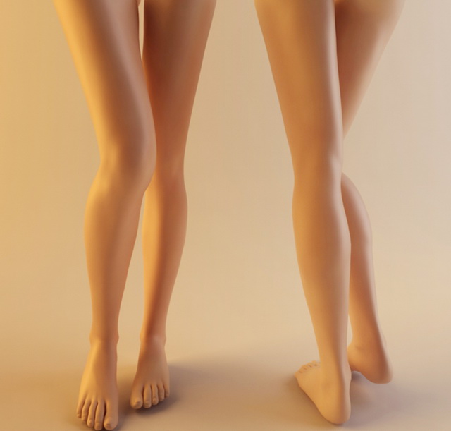 free nude woman 3d model with texture